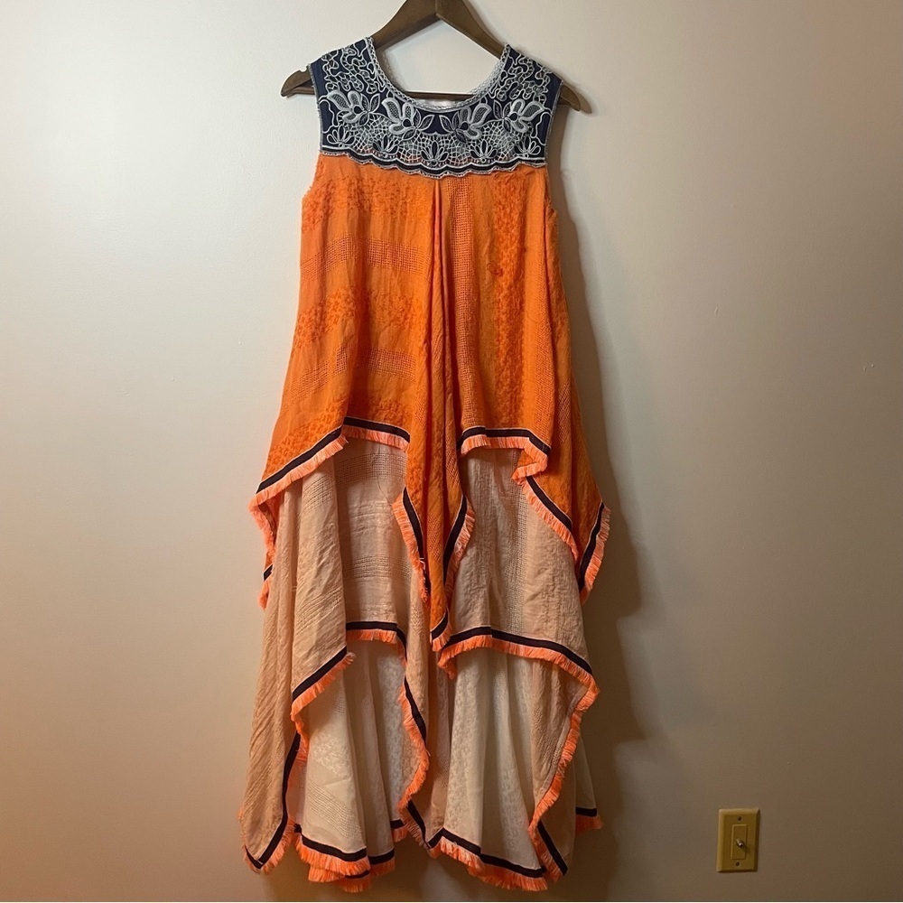 Anthropologie Love Binetti Tiered Dress Small - Picture 3 of 8